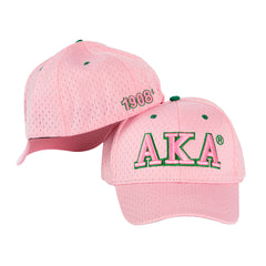 Alpha Kappa Alpha Mesh Cap Green Pink