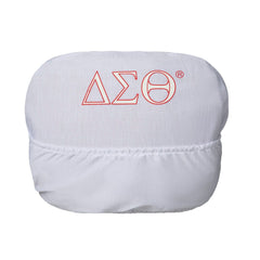 Delta Sigma Theta Car Seat Headrest Cover – White