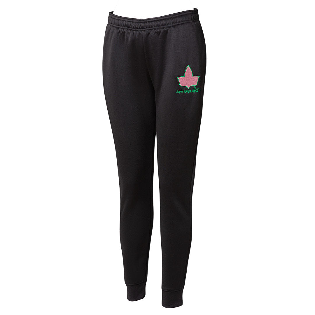 Alpha Kappa Alpha Elite Trainer Sweatpants Black