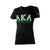 Alpha Kappa Alpha Luxury Embroidered Tee Black