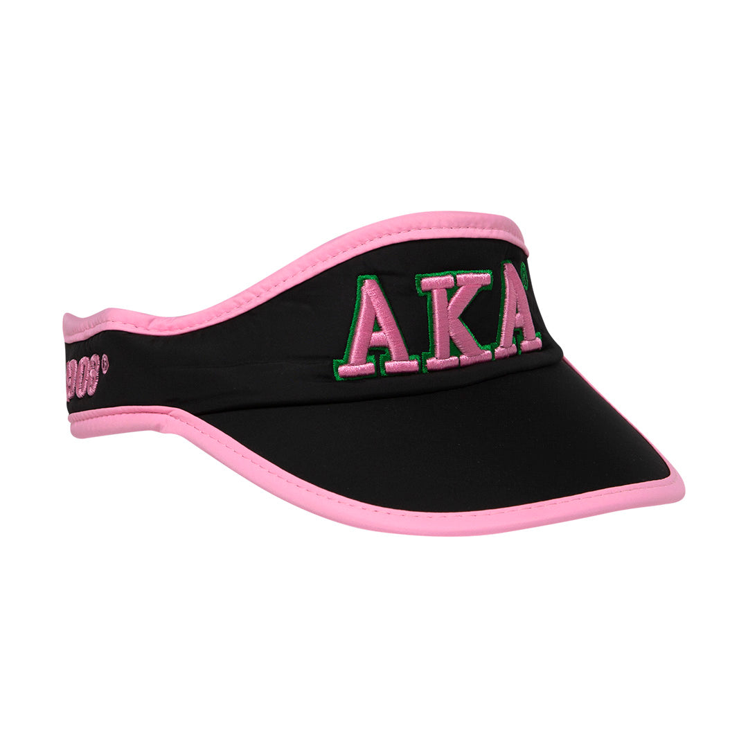 Alpha Kappa Alpha Featherlite Visor Green Black