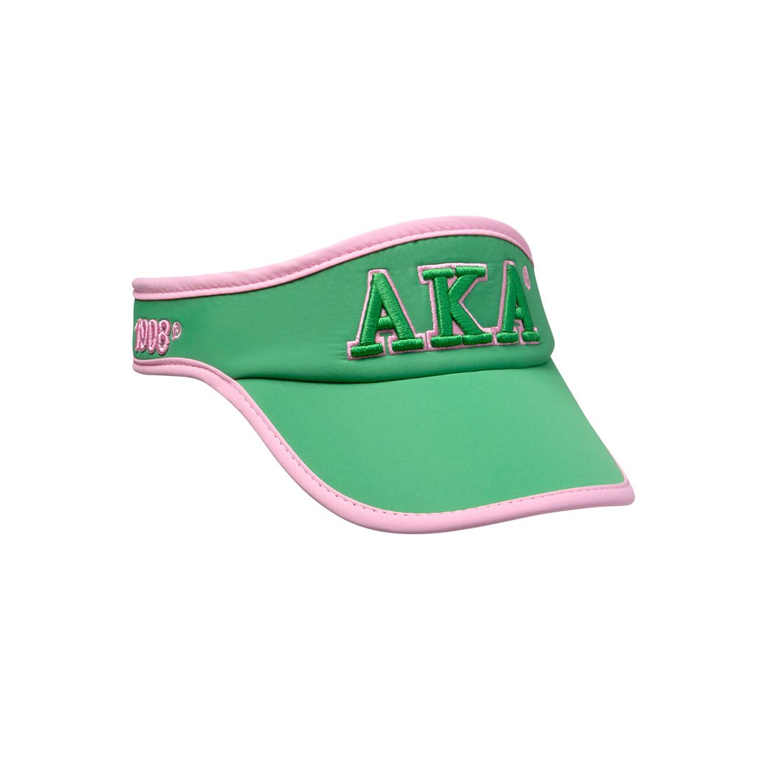 Alpha Kappa Alpha Featherlite Visor Green