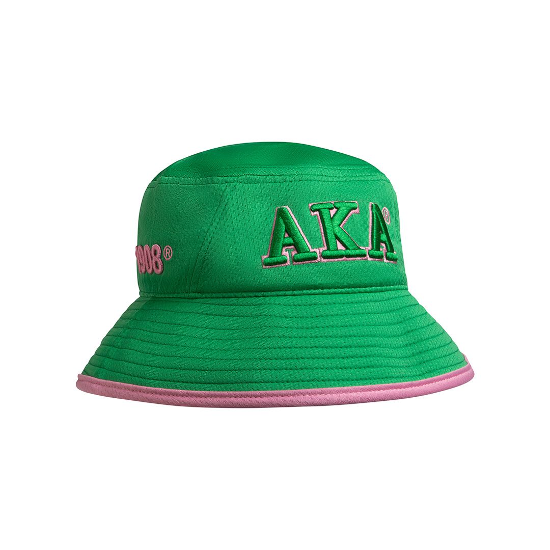 Alpha Kappa Alpha Novelty Bucket Hat Green