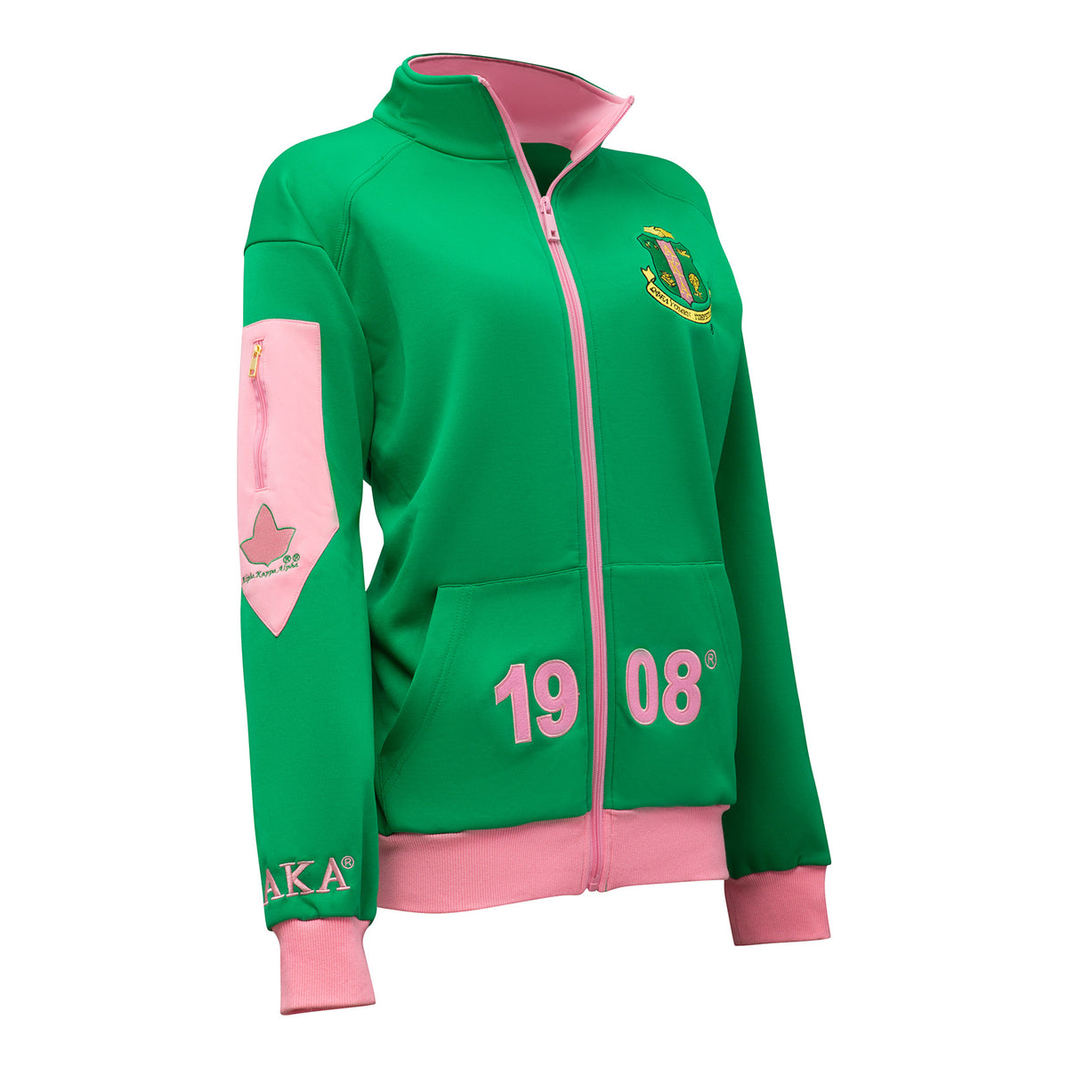 Alpha Kappa Alpha Elite Track Jacket Green