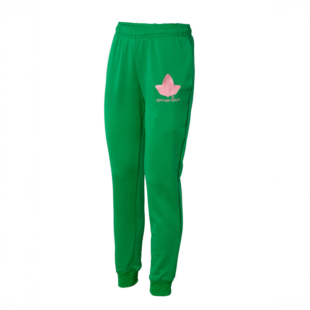 Alpha Kappa Alpha Elite Trainer Sweatpants green
