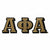 Alpha Phi Alpha Large Letter Patch Sets Gold