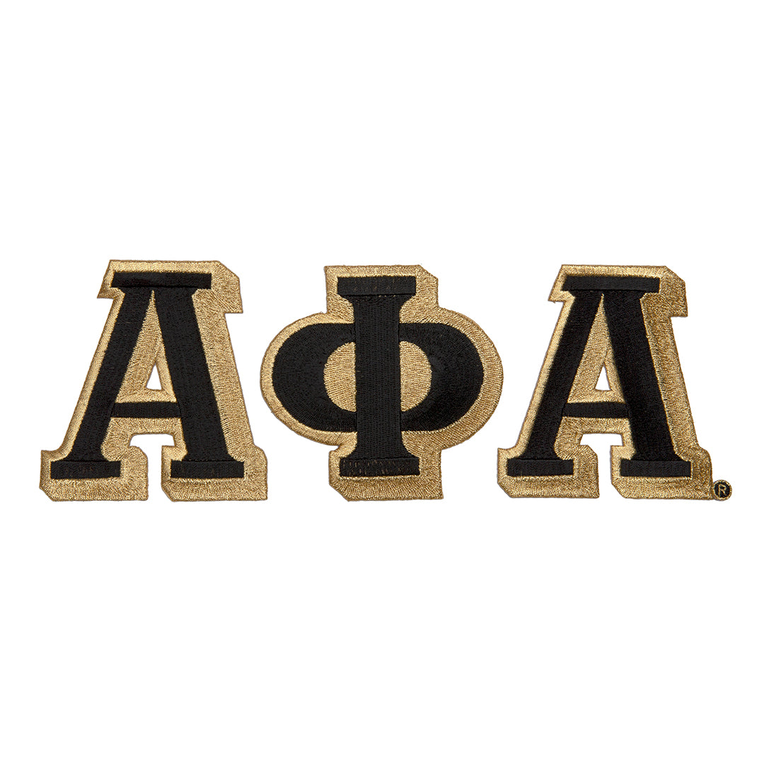 Alpha Phi Alpha Large Letter Patch Sets
