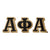 Alpha Phi Alpha Large Letter Patch Sets