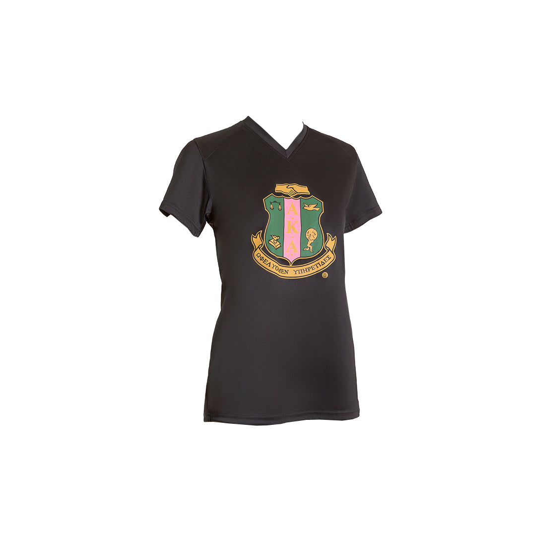 Alpha Kappa Alpha Performance Tee Black