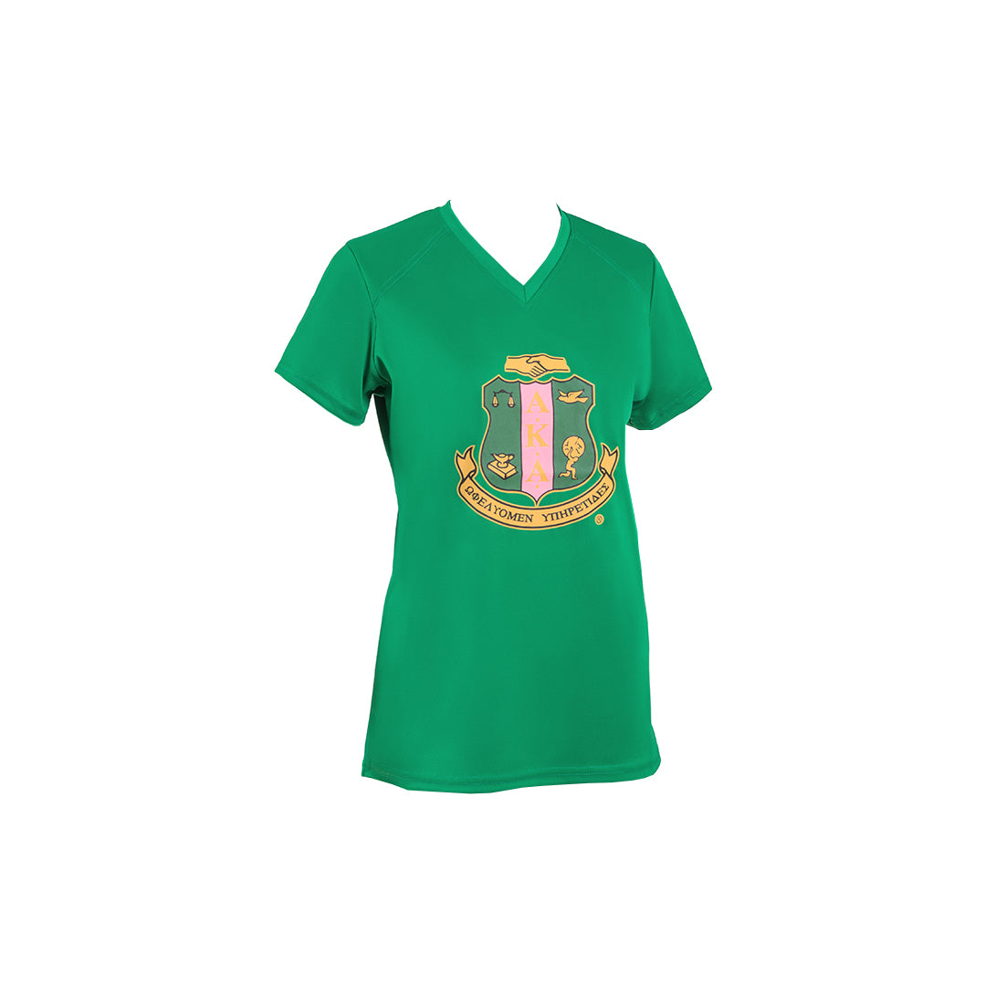 Alpha Kappa Alpha Performance Tee Green