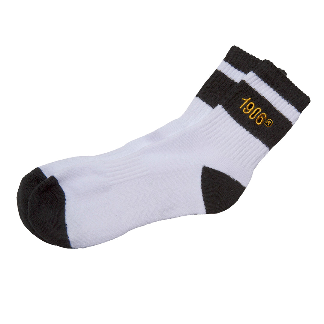 Alpha Phi Alpha Quarter Socks White