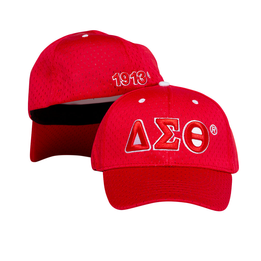 Delta Sigma Theta Mesh Cap Red