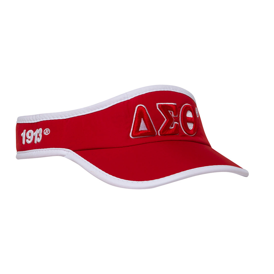 Delta Sigma Theta Featherlite Visor Red