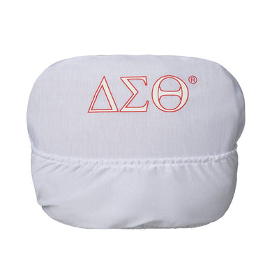Delta Sigma Theta Car Seat Headrest Cover – White