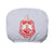Delta Sigma Theta Car Seat Headrest Cover – White
