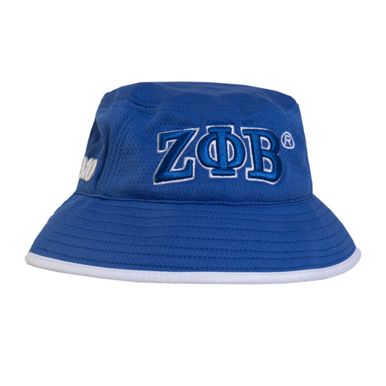 Zeta Phi Beta Novelty Bucket Hat Blue