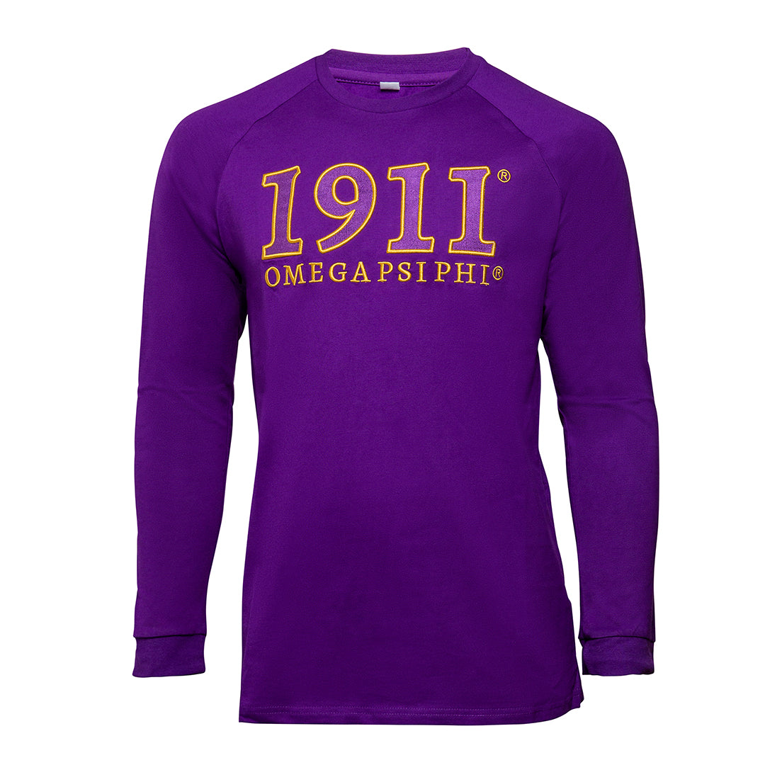 Omega Psi Phi Cotton Long-Sleeve Shirt