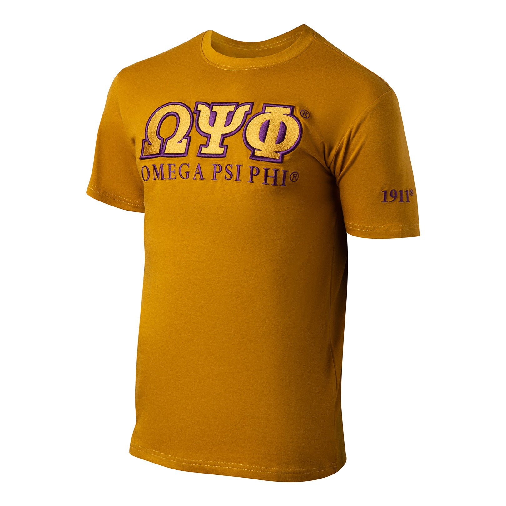 Omega Psi Phi Luxury Embroidered Tee