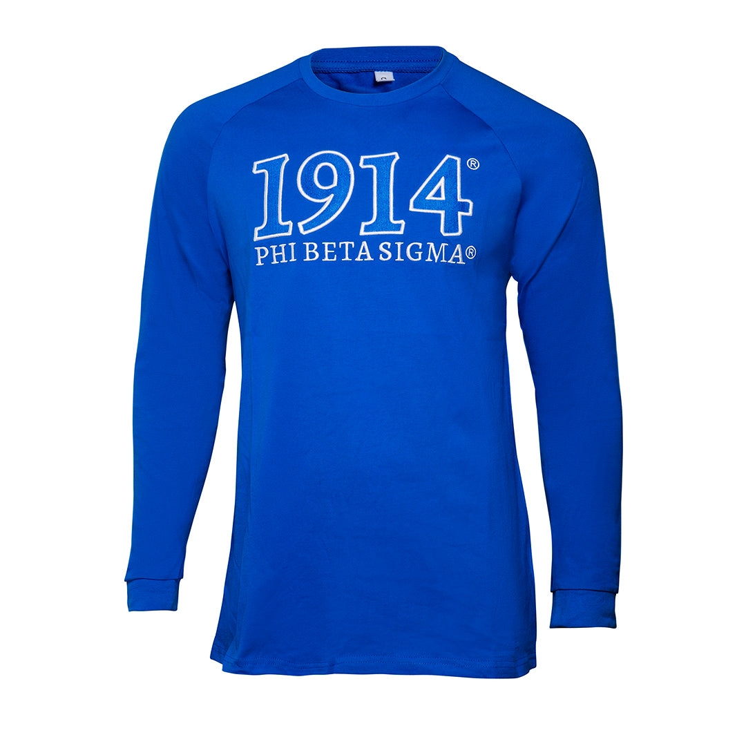 Phi Beta Sigma Cotton Long-Sleeve Shirt