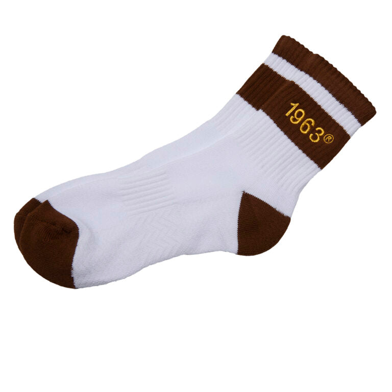 Iota Phi Theta Quarter Socks White