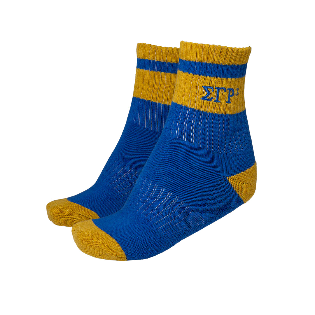 Sigma Gamma Rho Quarter Socks