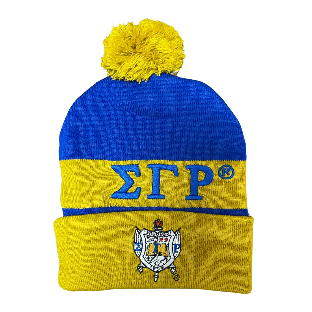 Sigma Gamma Rho Embroidered Knit Beanie