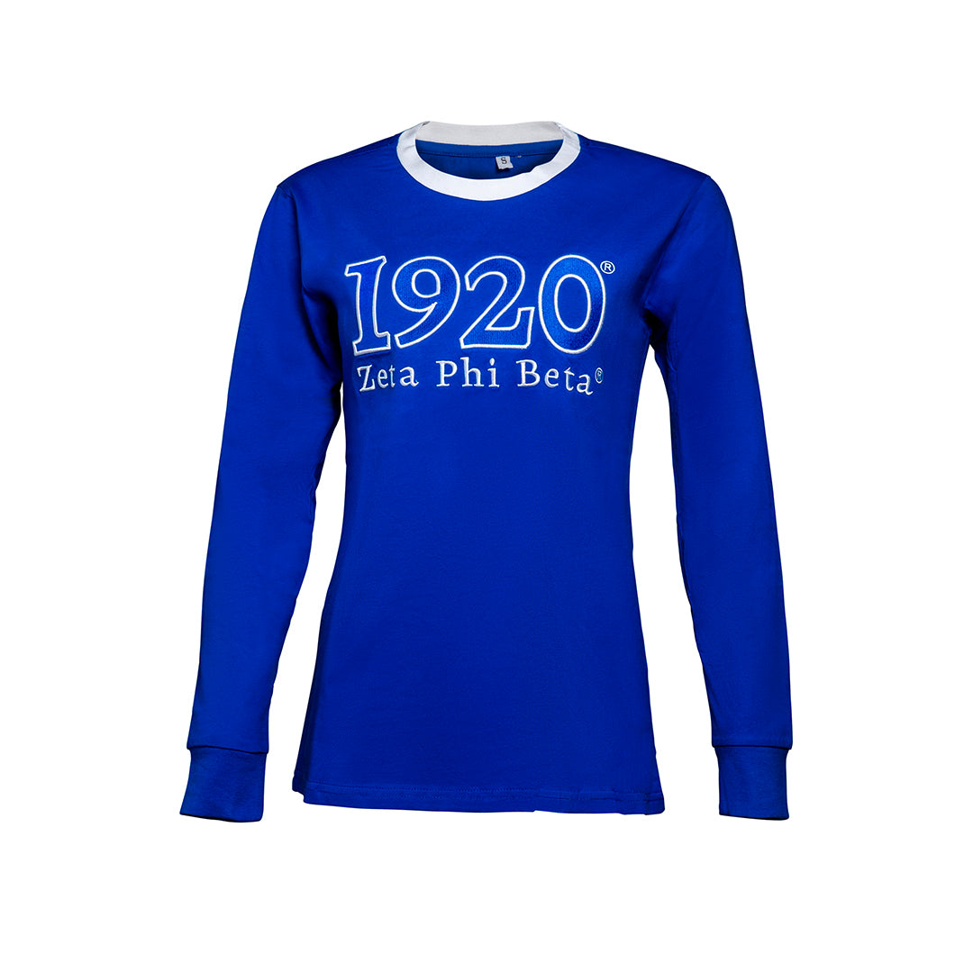 Zeta Phi Beta Cotton Long-Sleeve Shirt