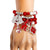 Delta Sigma Theta Red and White Pearl Charm Bracelets