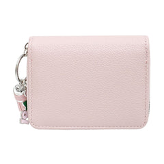 AKA Sorority Pink Tassel Keychain Zipper Wallet
