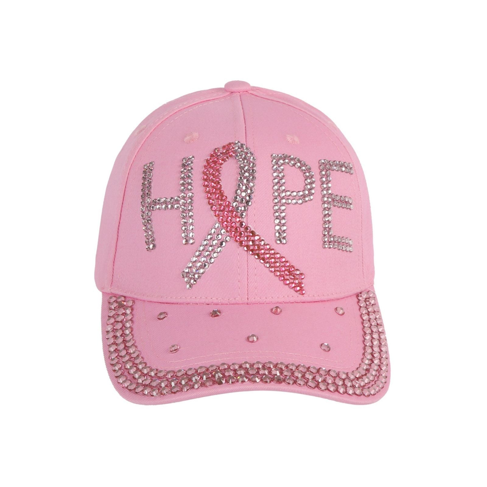 Hat Pink Breast Cancer Ribbon HOPE Baseball Cap