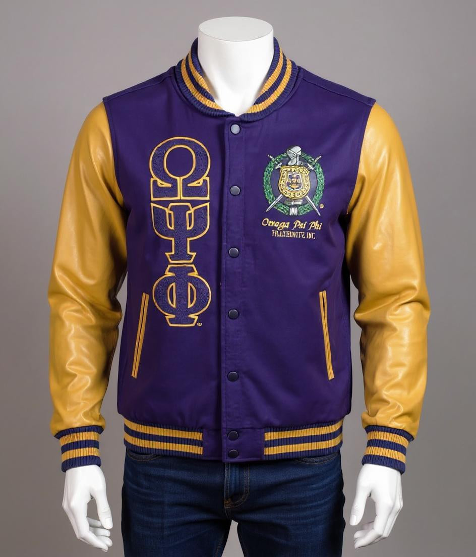 Omega Wool Letterman Jacket