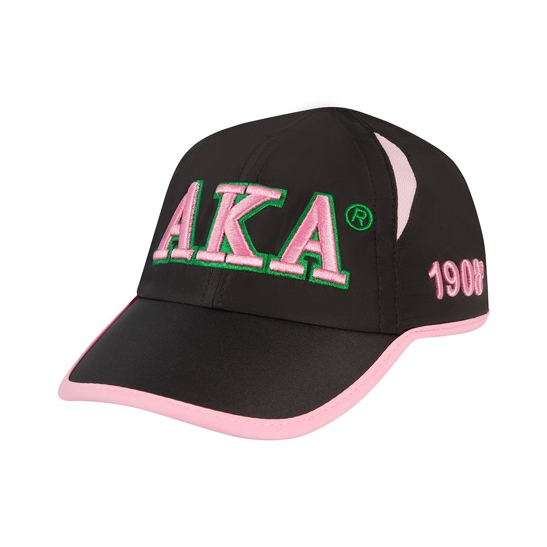 Alpha Kappa Alpha Featherlite Cap Black