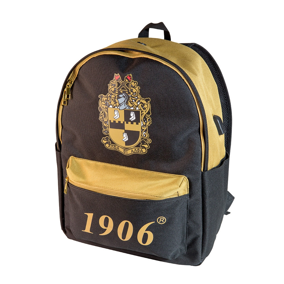 Alpha Phi Alpha USB-Port Backpack