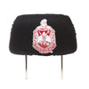 Delta Sigma Theta Car Seat Headrest Cover –  Black