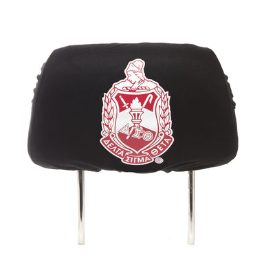 Delta Sigma Theta Car Seat Headrest Cover –  Black
