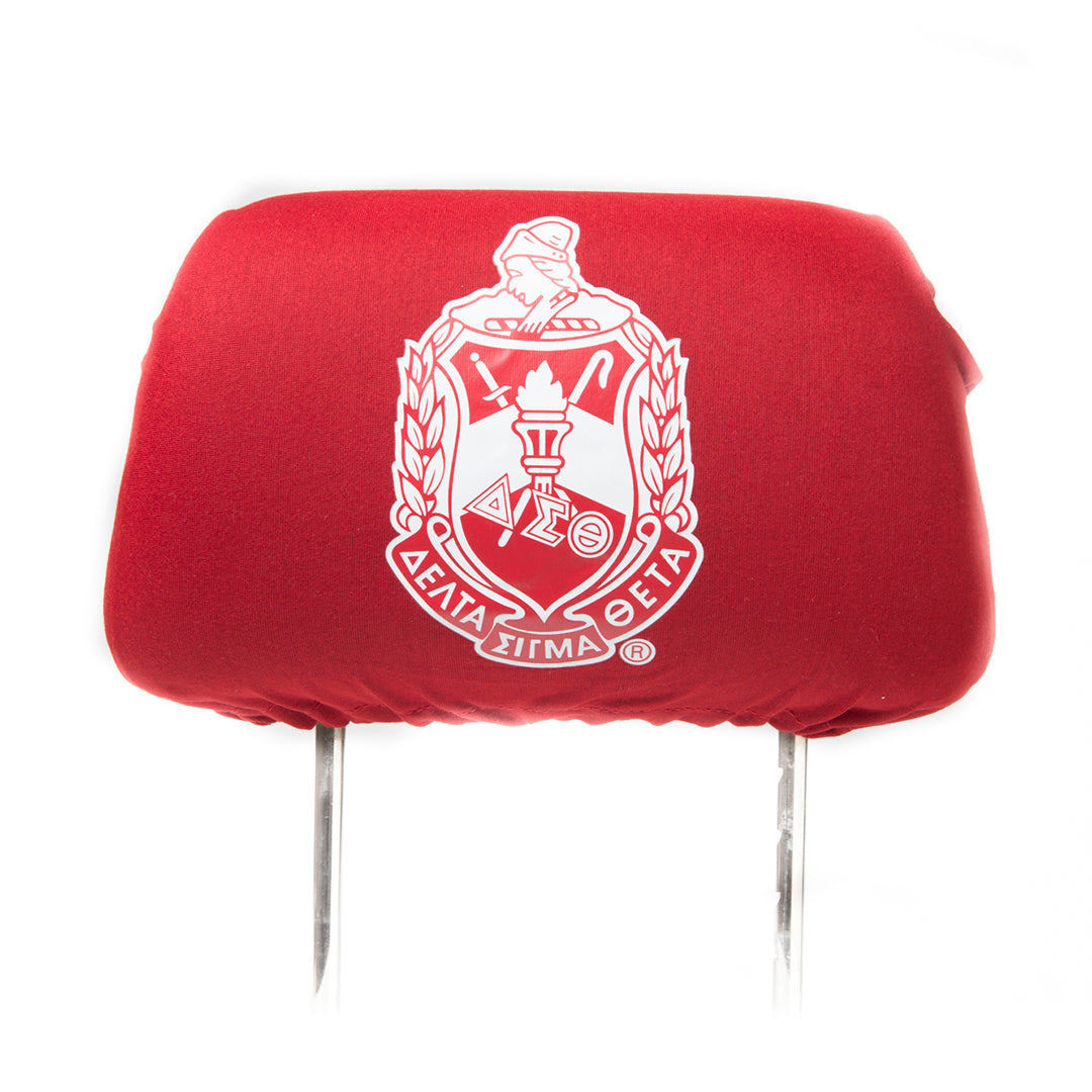 Delta Sigma Theta Car Seat Headrest Cover Red