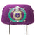 Omega Psi Phi Car Seat Headrest Cover Purple