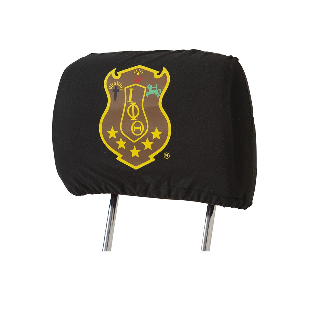 Iota Phi Theta Car Seat Headrest Cover Black