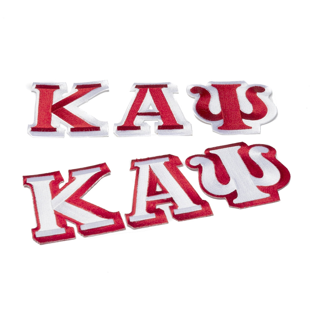 Kappa Alpha Psi Large Letter Patch Sets