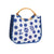 Zeta Phi Beta Polka Dot Jute Bag