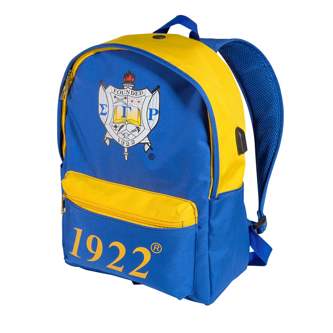 Sigma Gamma Rho USB-Port Backpack