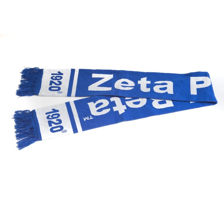 Zeta Phi Beta Knit Scarf Blue