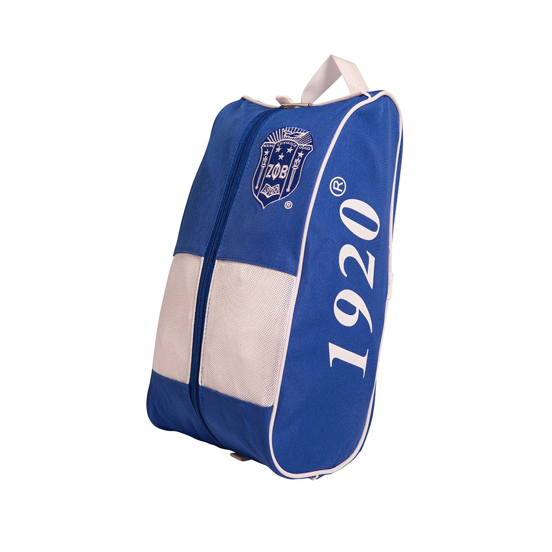 Zeta Phi Beta Embroidered Shoe Bag
